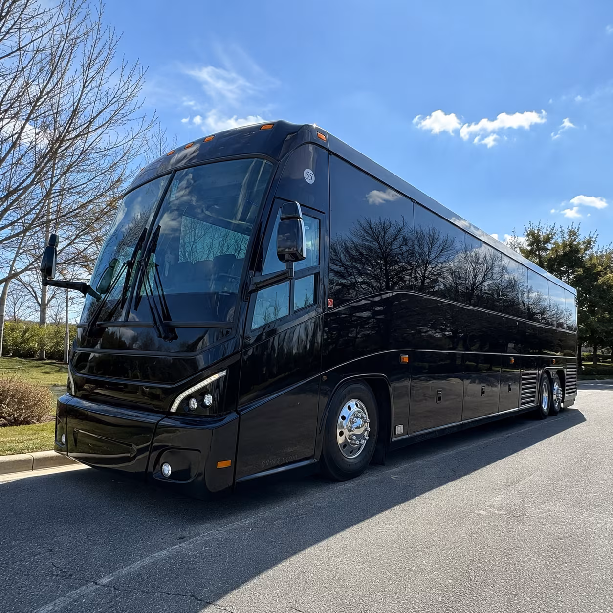 bus rental options for sandy springs trips