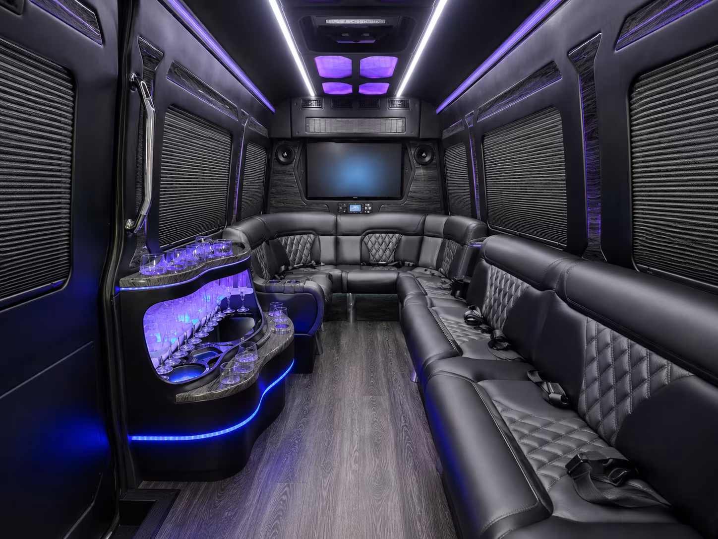 sandy springs private event transportation onboard seating